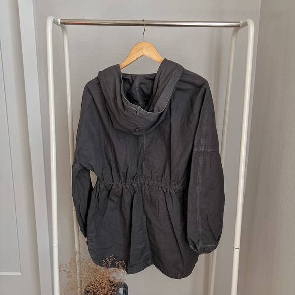 American Eagle Gray Utility Jacket NWT - Picture 2 of 3